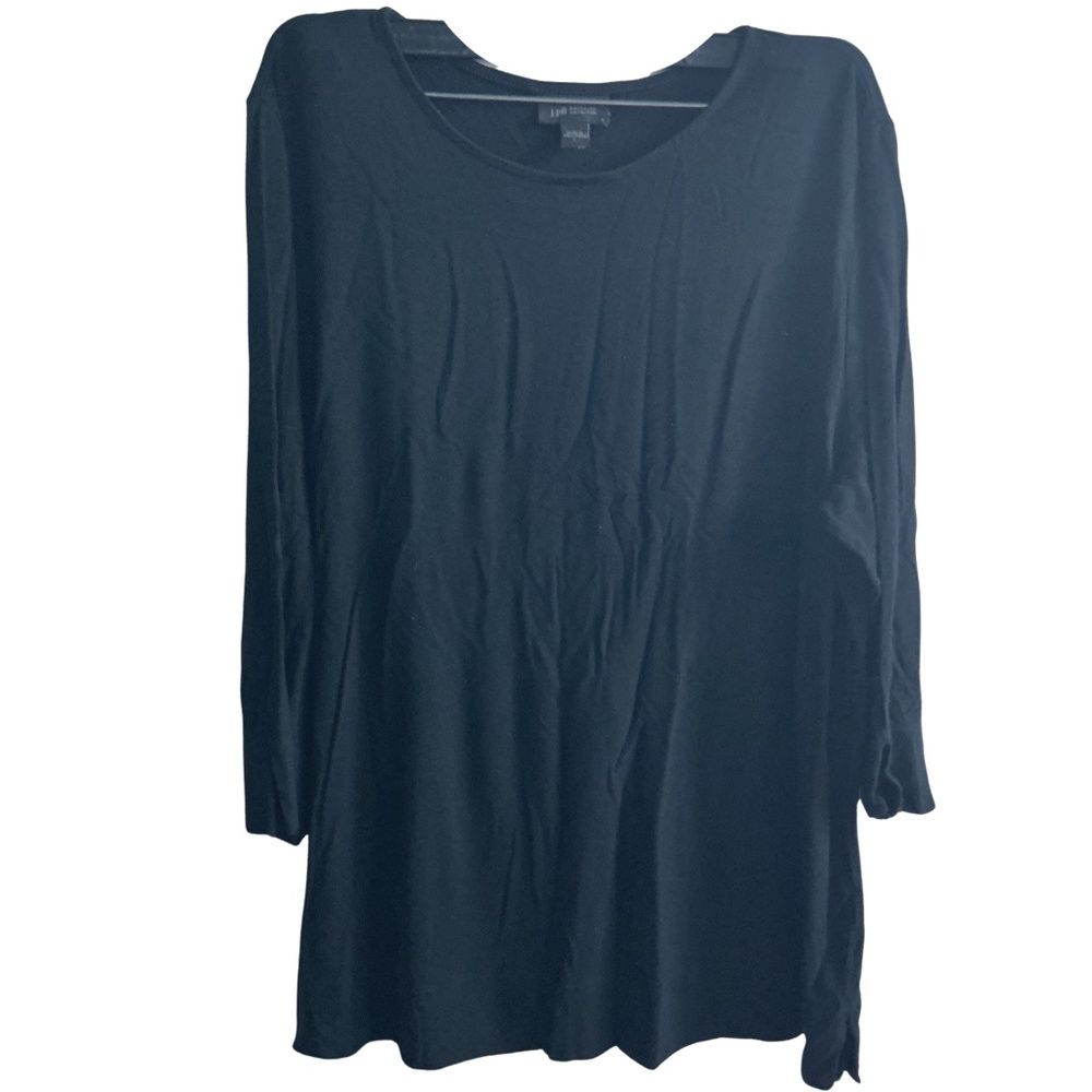 J. JILL Wear Ever Collection Top Black Large